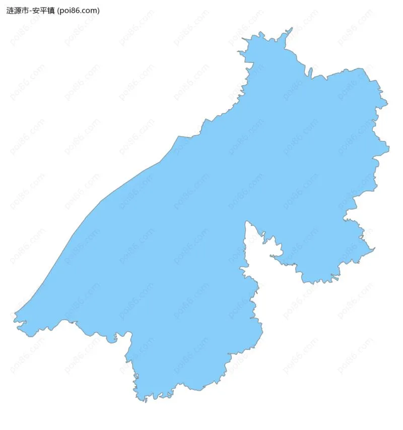 安平镇边界地图