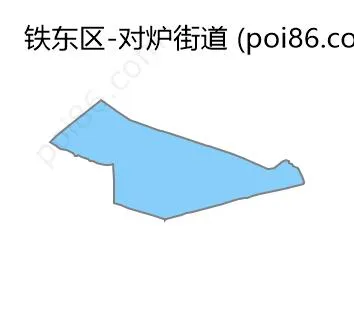 对炉街道边界地图