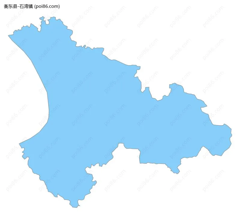 石湾镇边界地图