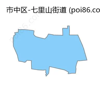 七里山街道边界地图