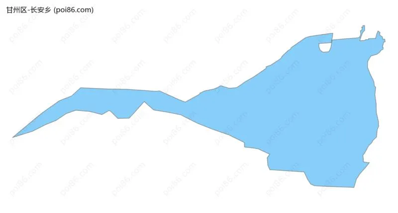 长安乡边界地图