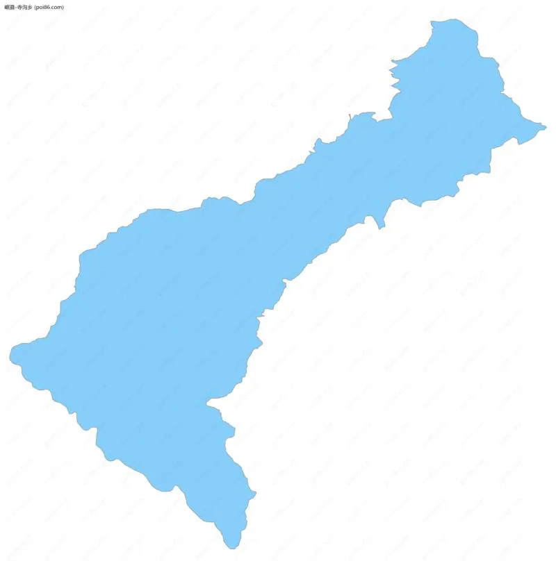 寺沟乡边界地图