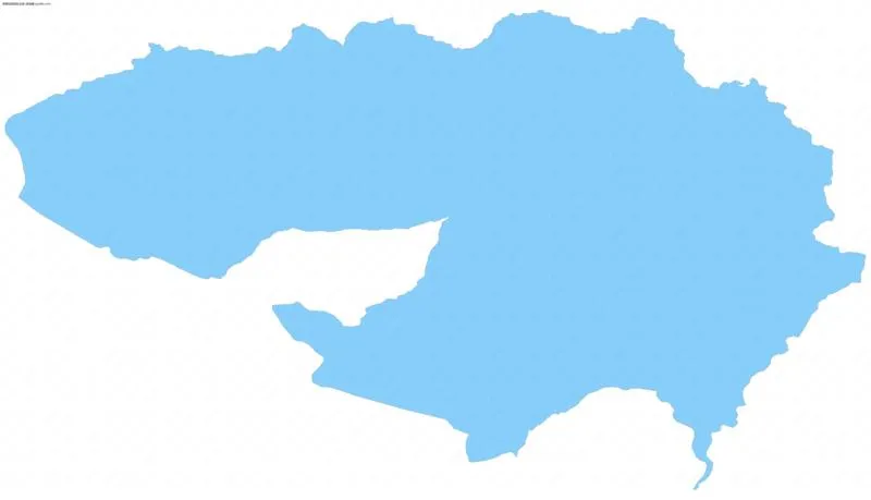 皇城镇边界地图