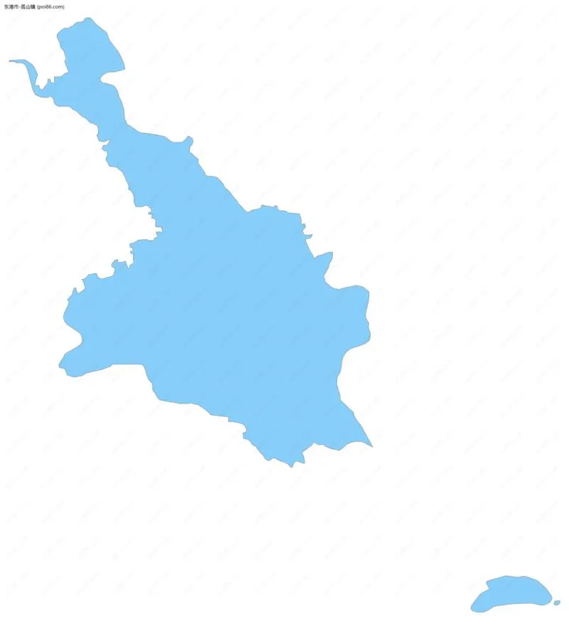 孤山镇边界地图