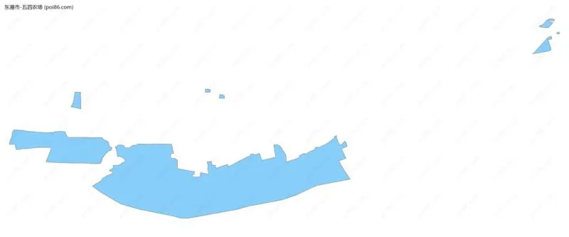 五四农场边界地图