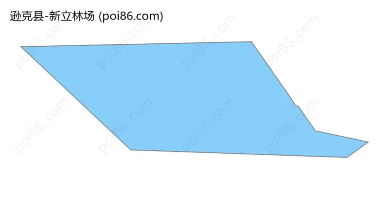新立林场边界地图