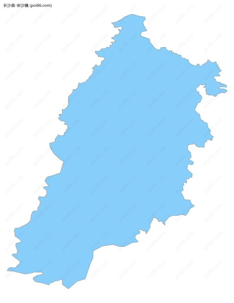 安沙镇边界地图