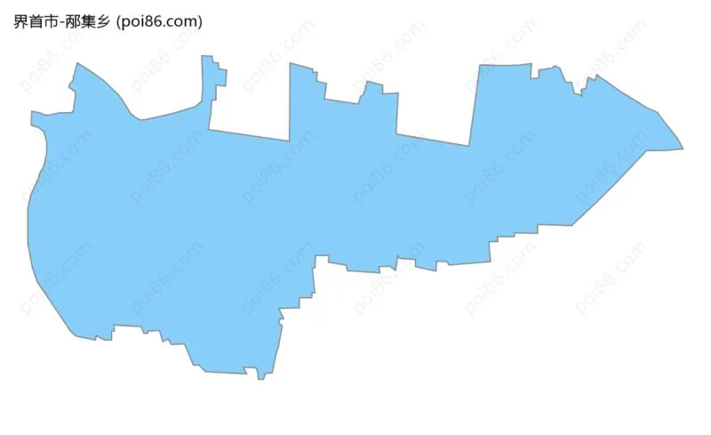 邴集乡边界地图