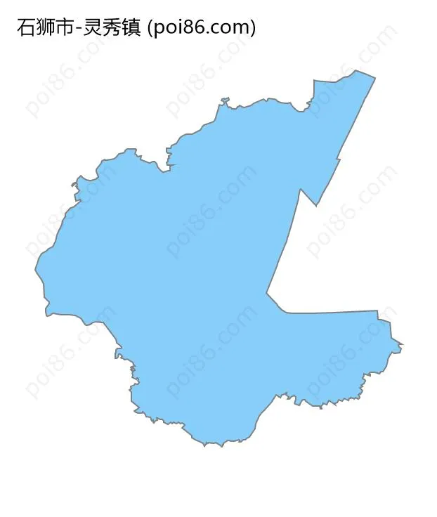 灵秀镇边界地图