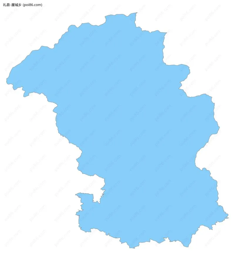 崖城乡边界地图