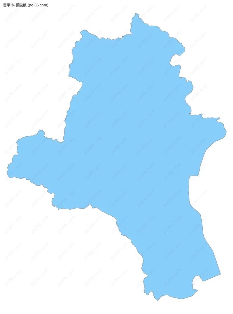 横陂镇边界地图