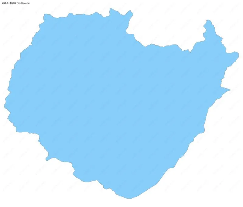 南河乡边界地图