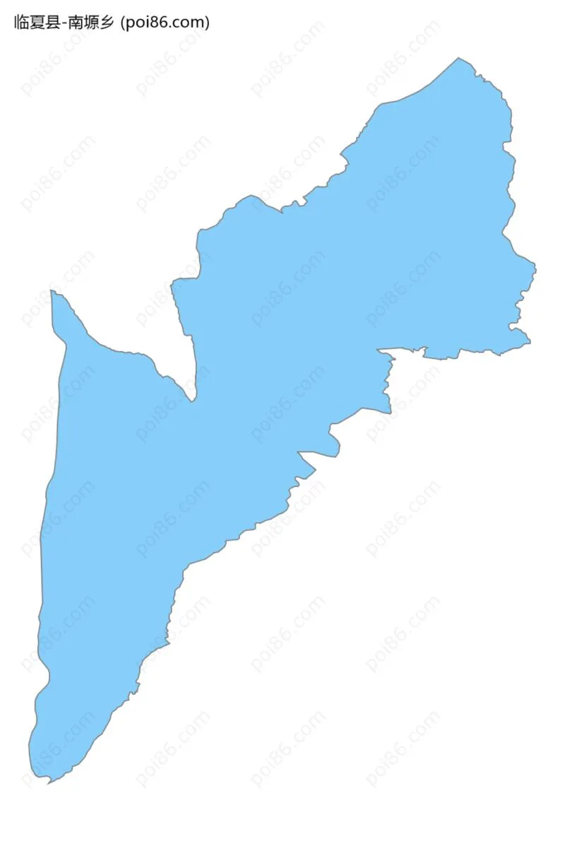 南塬乡边界地图