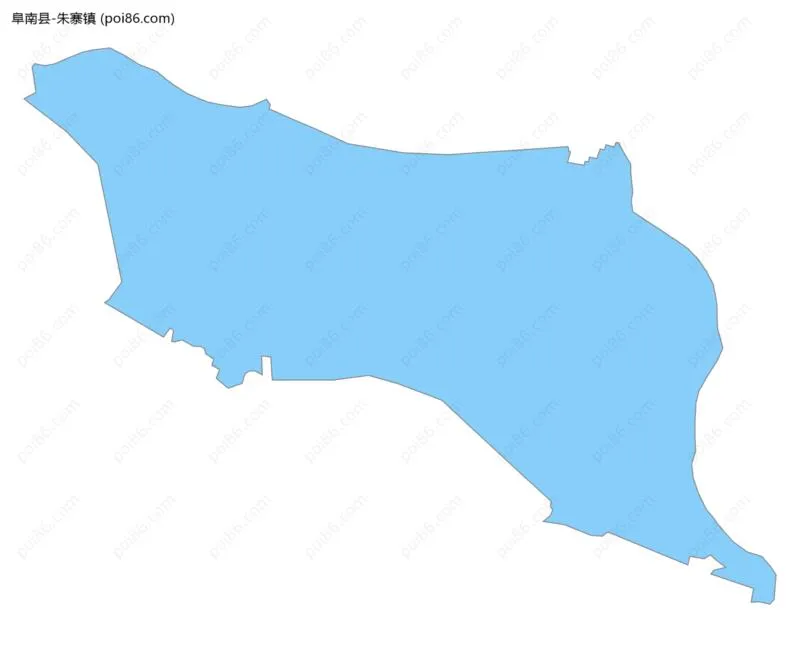 朱寨镇边界地图