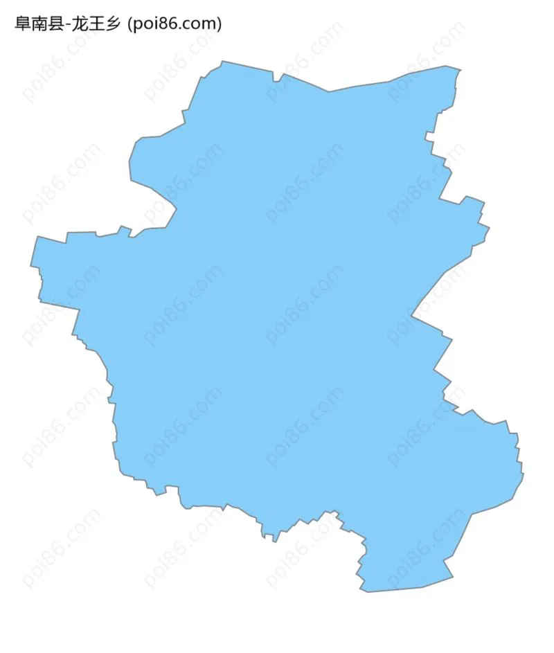 龙王乡边界地图
