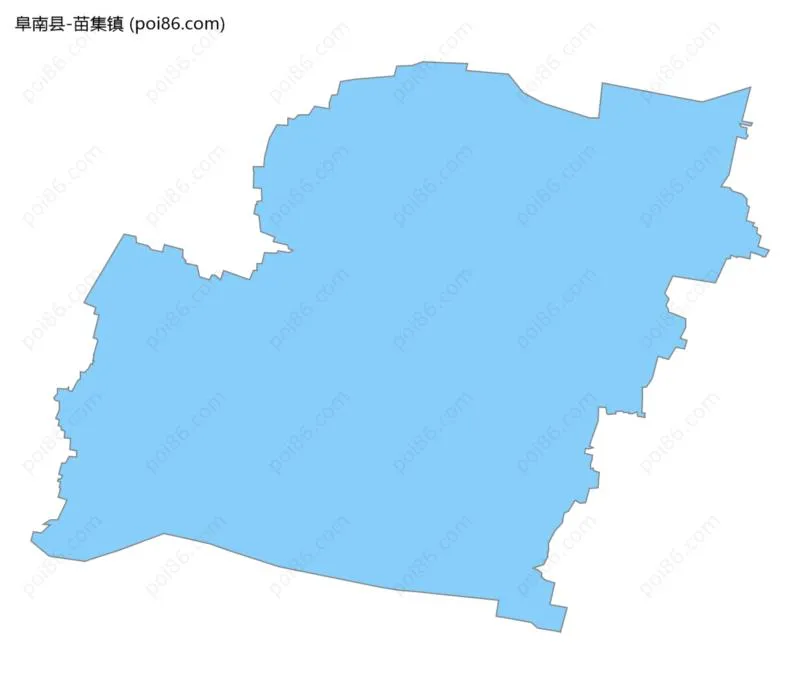 苗集镇边界地图