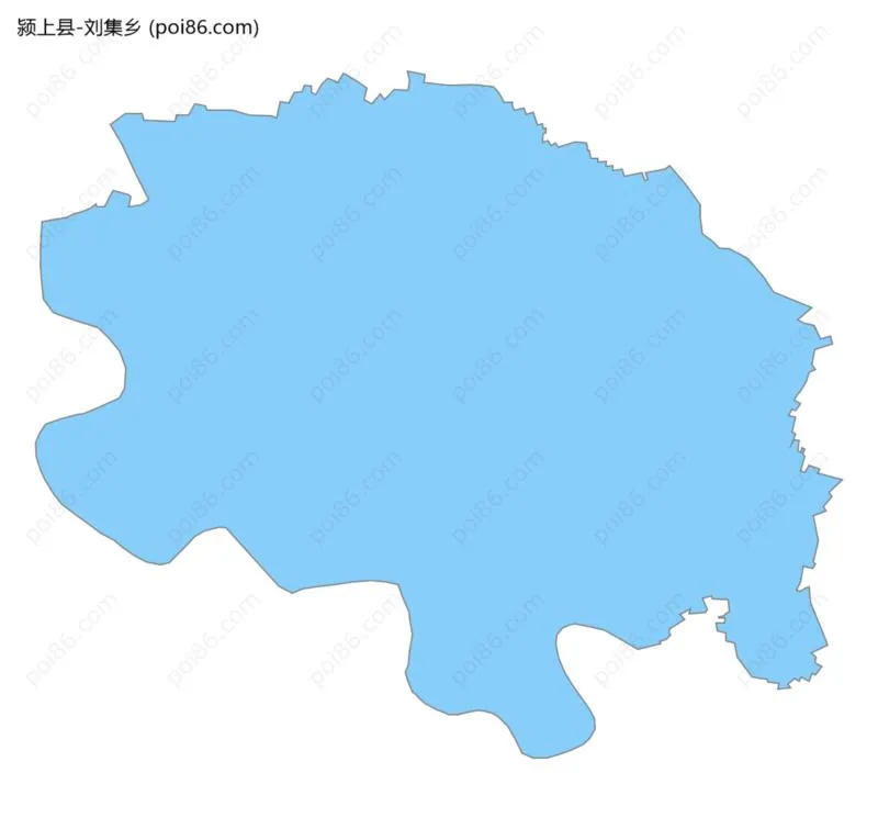 刘集乡边界地图