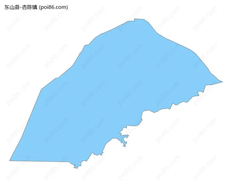 杏陈镇边界地图