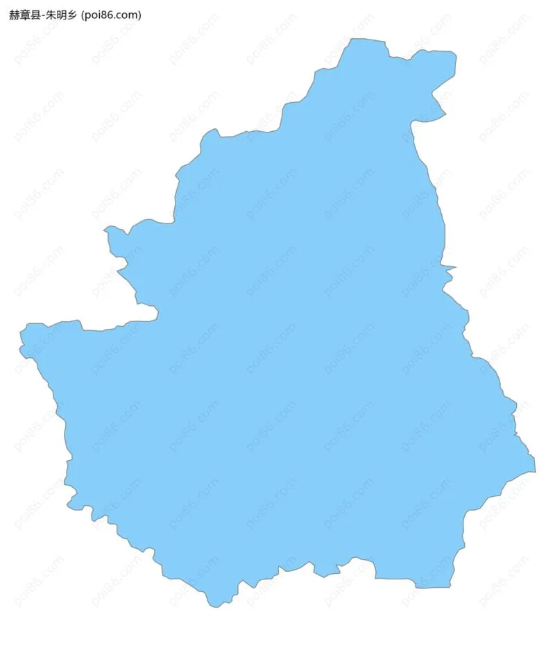 朱明乡边界地图