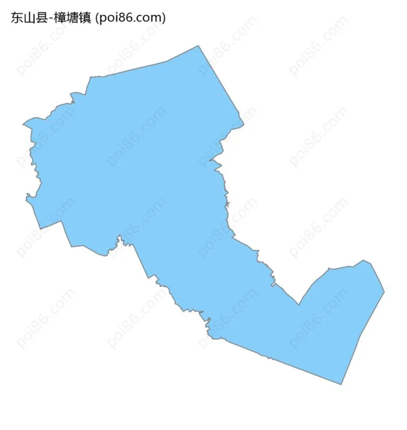 樟塘镇边界地图