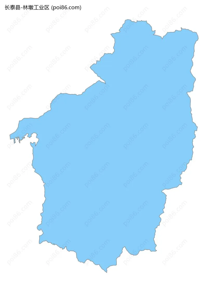 林墩工业区边界地图
