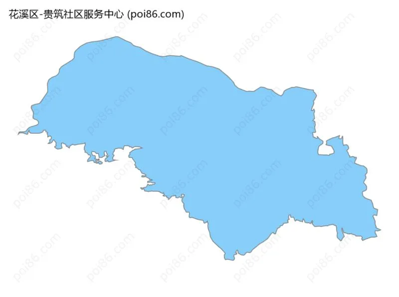 贵筑社区服务中心边界地图