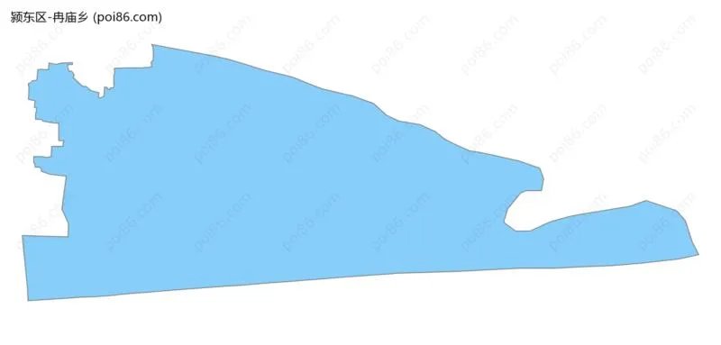 冉庙乡边界地图