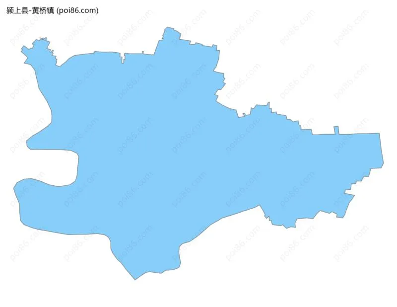 黄桥镇边界地图