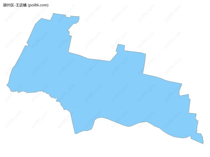 王店镇边界地图