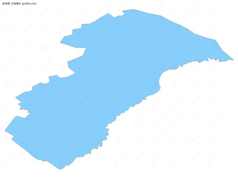 万金塔乡边界地图