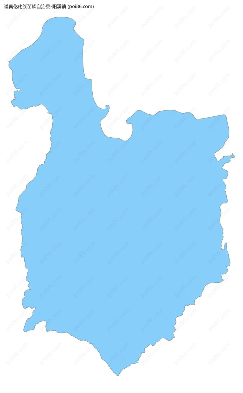 阳溪镇边界地图