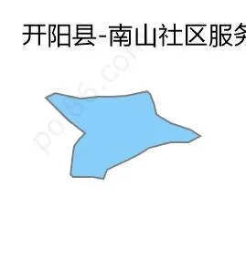 南山社区服务中心边界地图