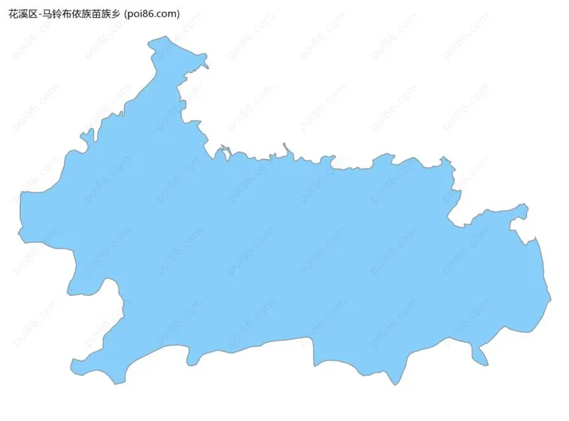 马铃布依族苗族乡边界地图