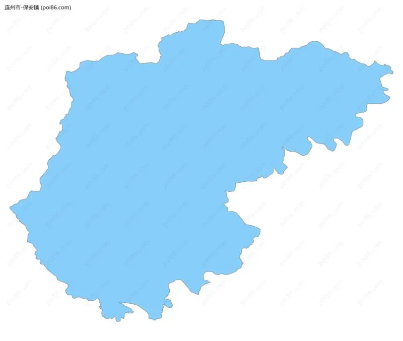 保安镇边界地图