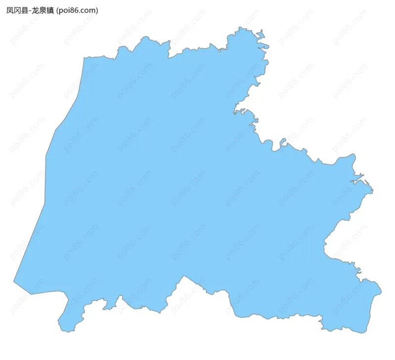 龙泉镇边界地图