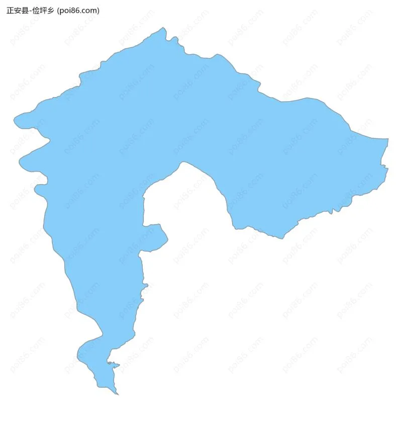 俭坪乡边界地图