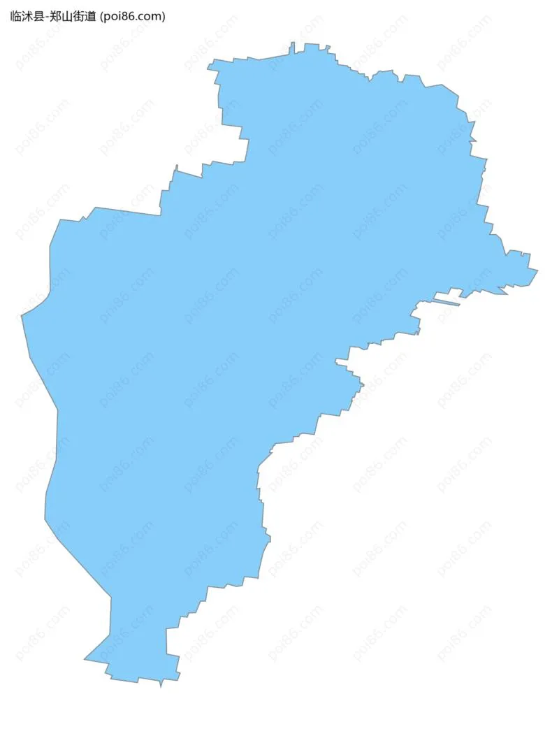 郑山街道边界地图