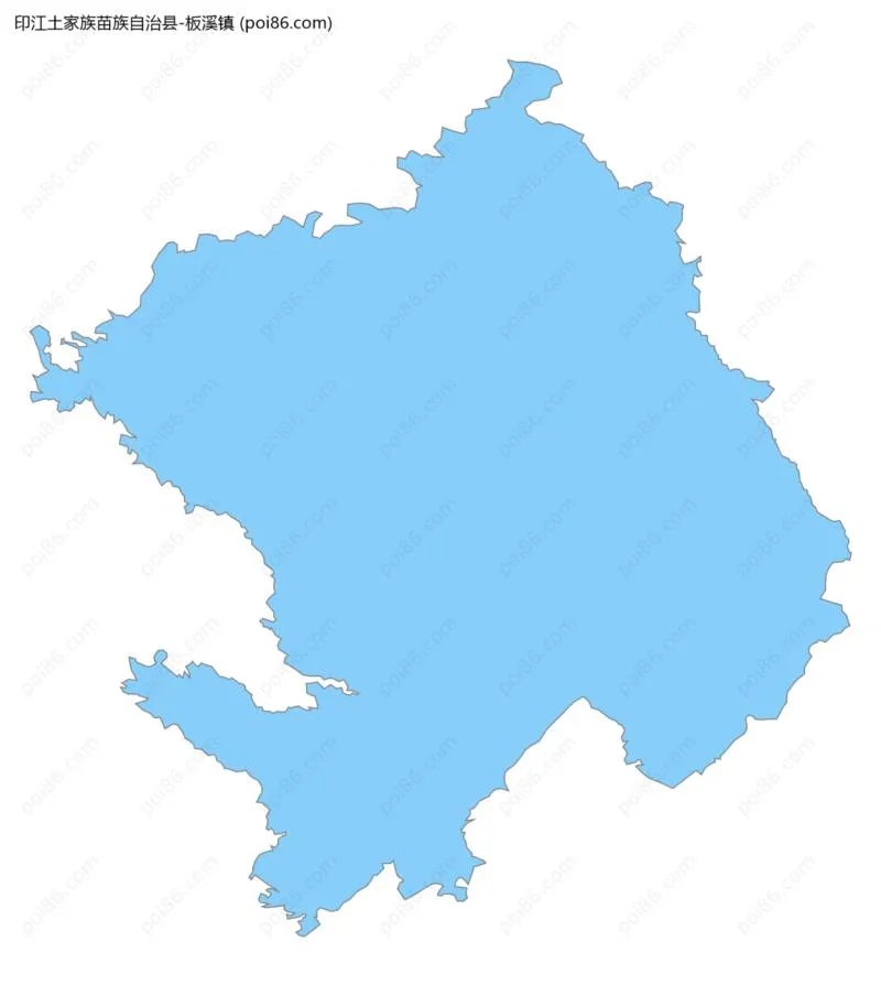 板溪镇边界地图