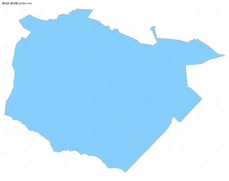 南华镇边界地图