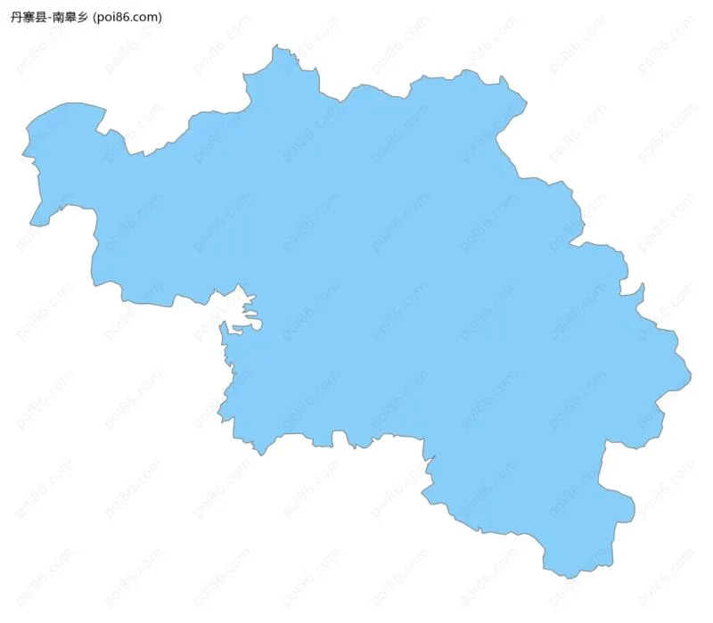 南皋乡边界地图