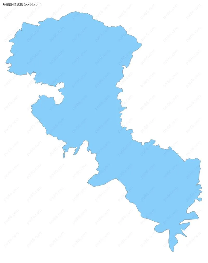 扬武镇边界地图