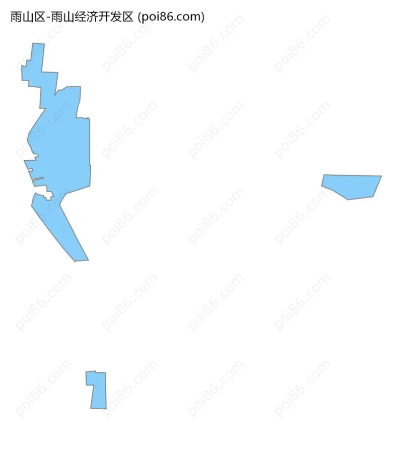 雨山经济开发区边界地图