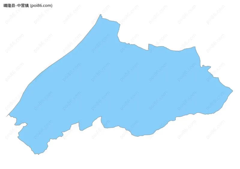 中营镇边界地图