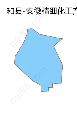 安徽精细化工产业有机合成基地边界地图