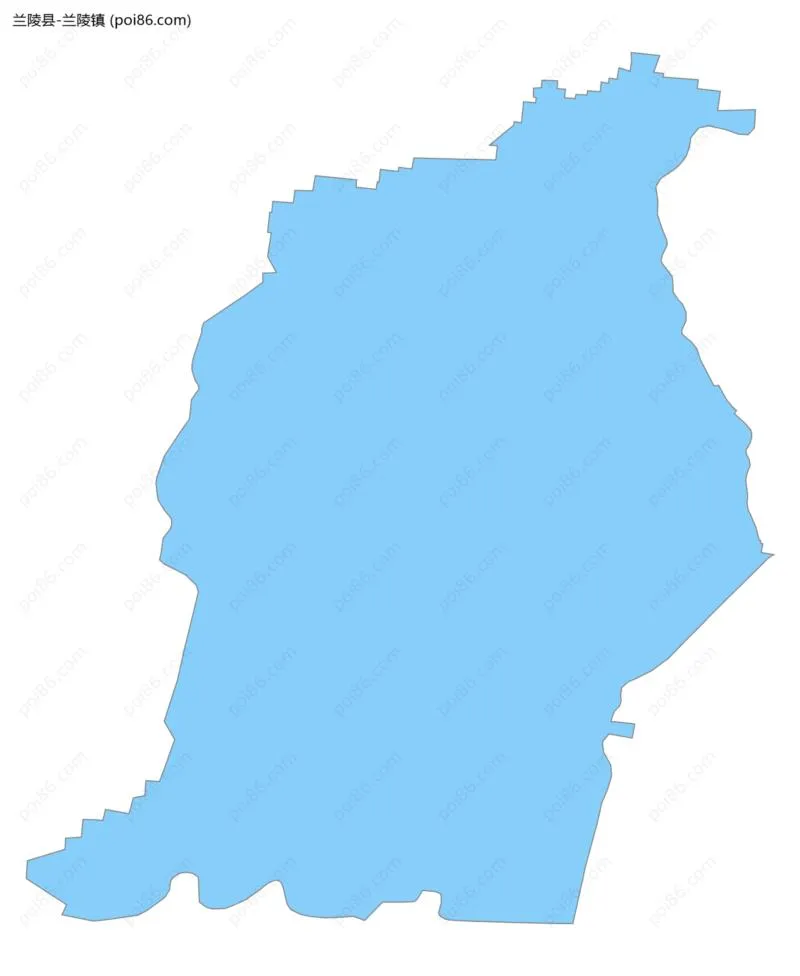 兰陵镇边界地图