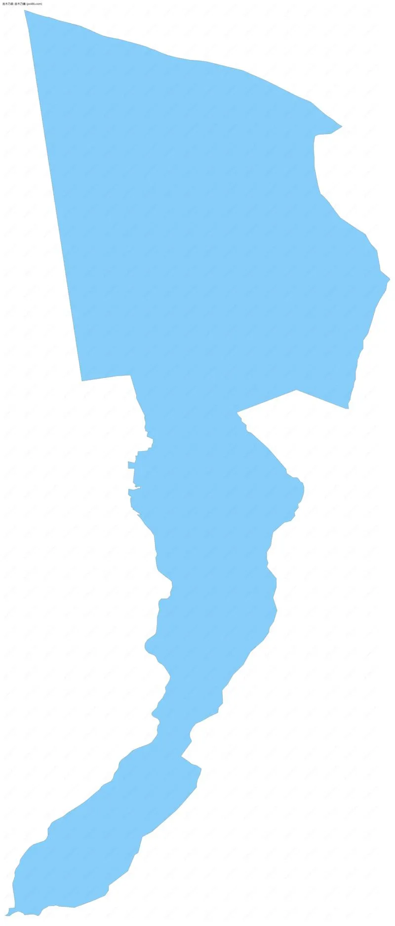 吉木乃镇边界地图