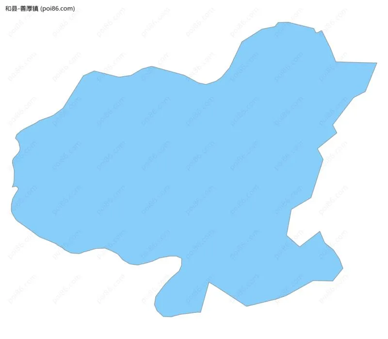 善厚镇边界地图