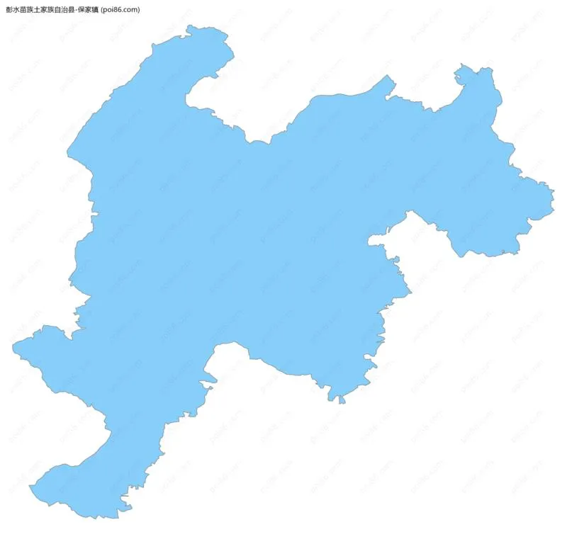 保家镇边界地图