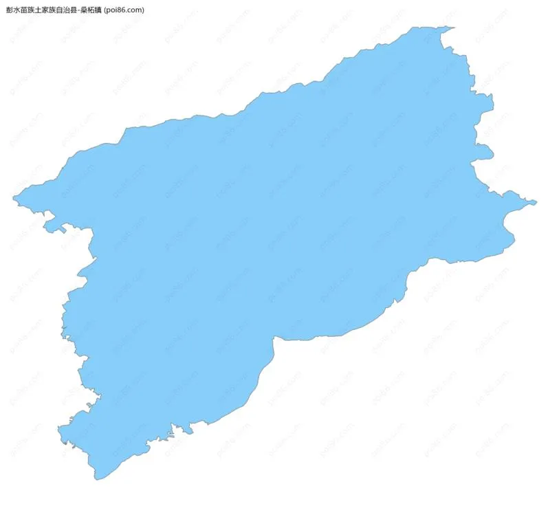 桑柘镇边界地图