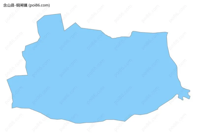 铜闸镇边界地图